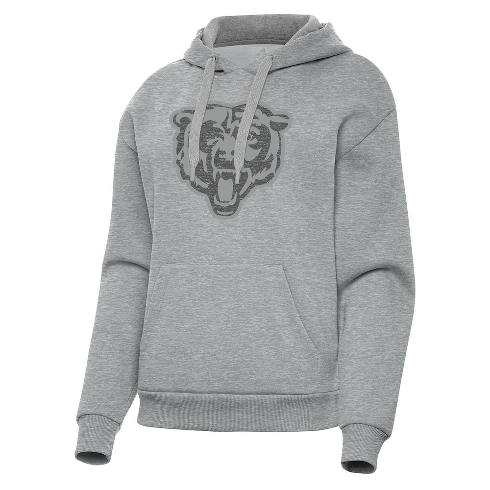Chicago Bears Antigua Women's Victory Hoodie - Heather Gray - NFL