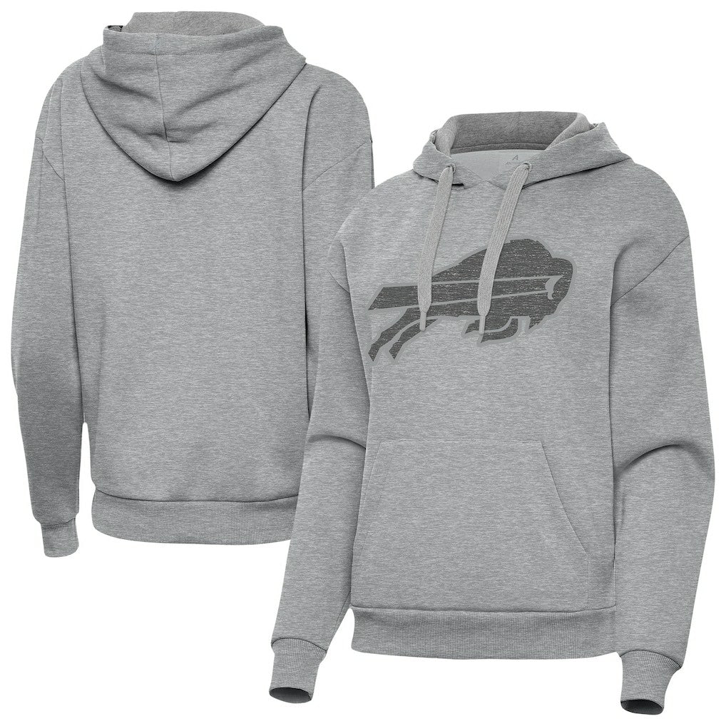 Buffalo Bills Antigua Women's Victory Hoodie - Heather Gray - NFL
