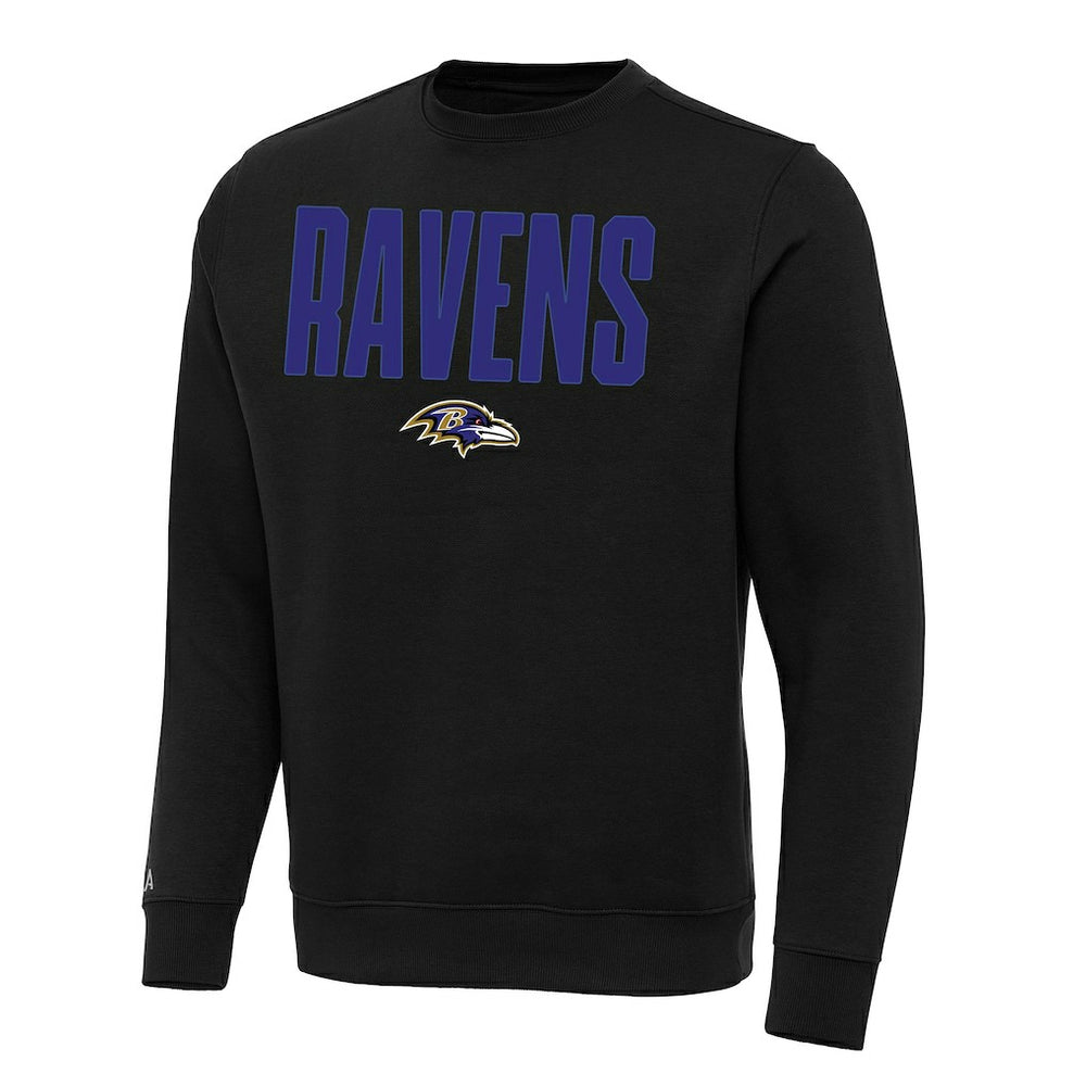 Baltimore Ravens Antigua Victory Sweatshirt - Black - NFL