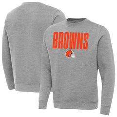 Cleveland Browns Antigua Victory Sweatshirt - Heather Gray - NFL