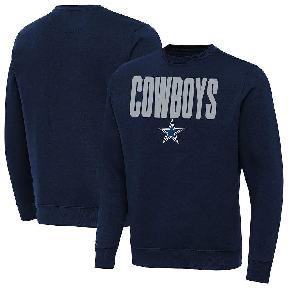 Dallas Cowboys Antigua Victory Sweatshirt - Navy - NFL