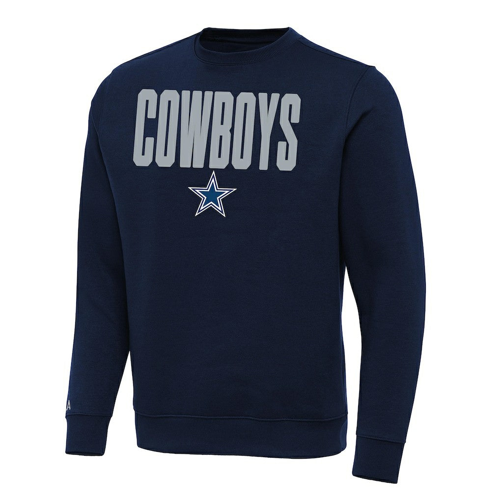 Dallas Cowboys Antigua Victory Sweatshirt - Navy - NFL
