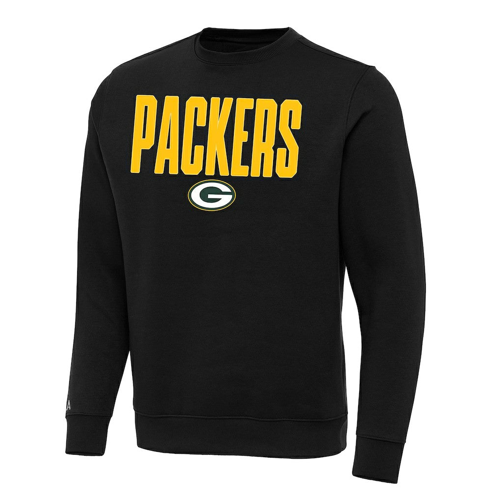 Green Bay Packers Antigua Victory Sweatshirt - Black - NFL