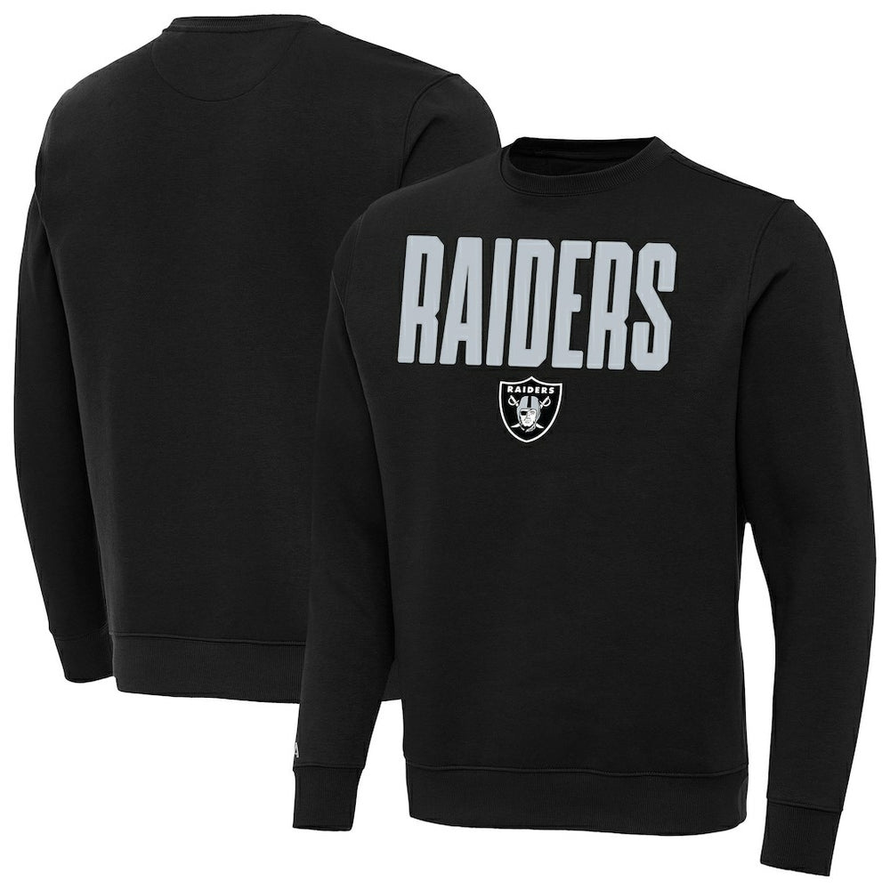 Las Vegas Raiders Antigua Victory Sweatshirt - Black - NFL