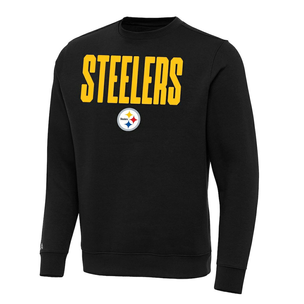 Pittsburgh Steelers Antigua Victory Sweatshirt - Black - NFL
