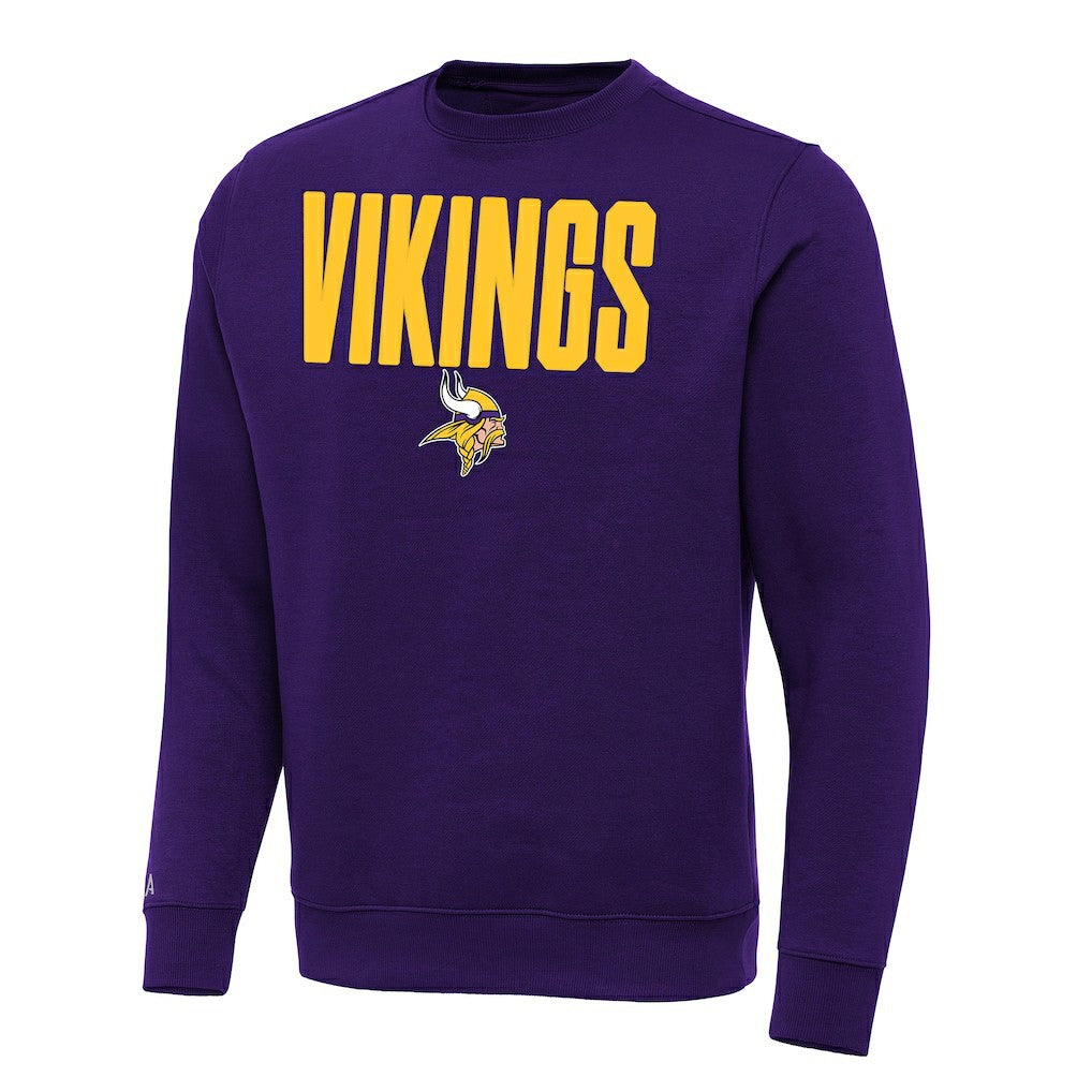 Minnesota Vikings Antigua Victory Sweatshirt - Purple - NFL