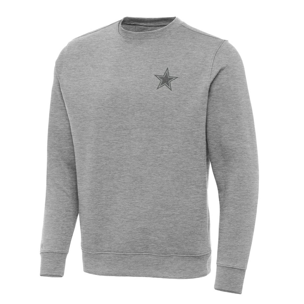 Dallas Cowboys Antigua Victory Sweatshirt - Heather Gray - NFL