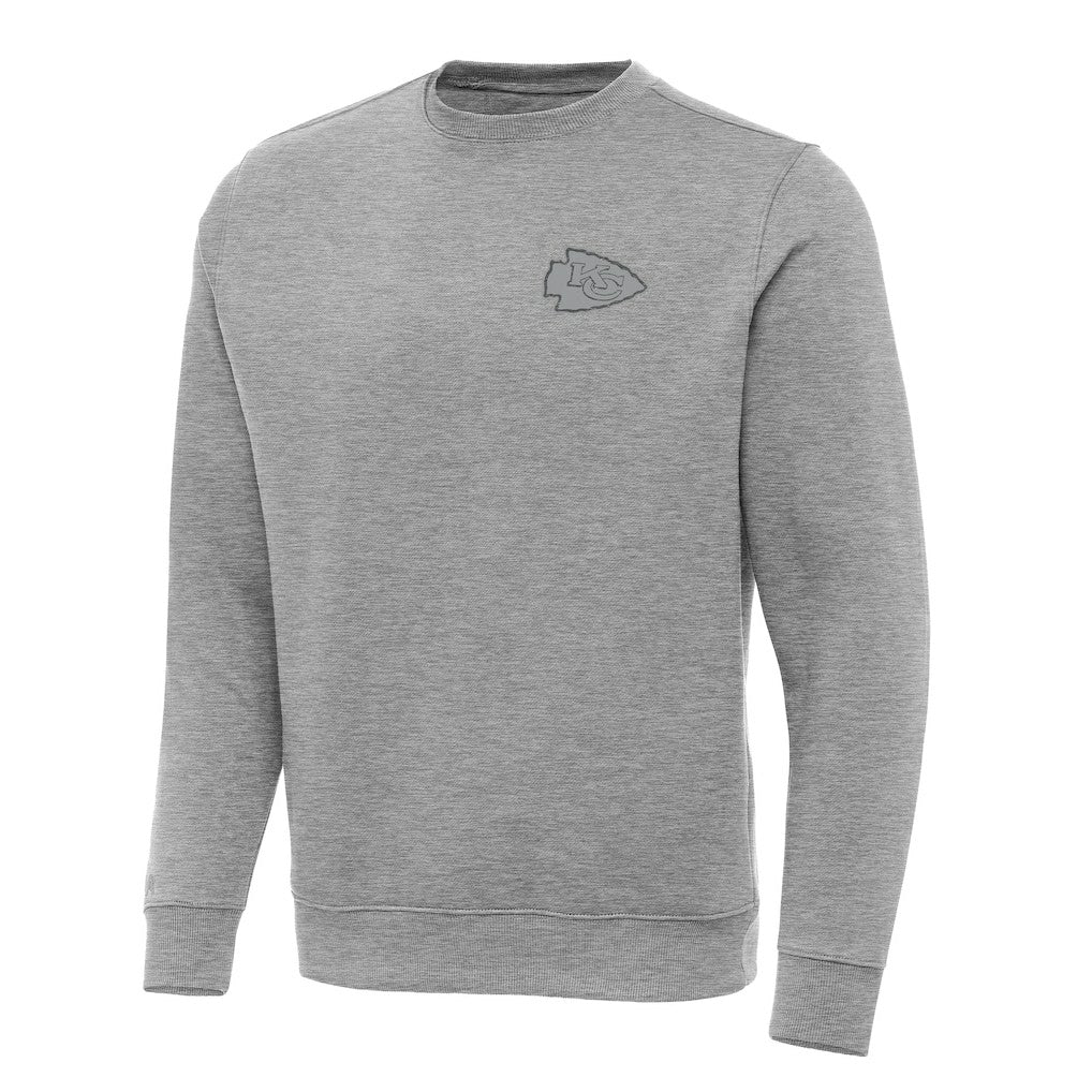Kansas City Chiefs Antigua Victory Sweatshirt - Heather Gray - NFL