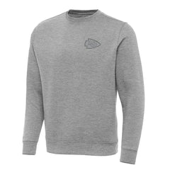 Kansas City Chiefs Antigua Victory Sweatshirt - Heather Gray - NFL
