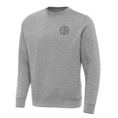 Pittsburgh Steelers Antigua Victory Sweatshirt - Heather Gray - NFL