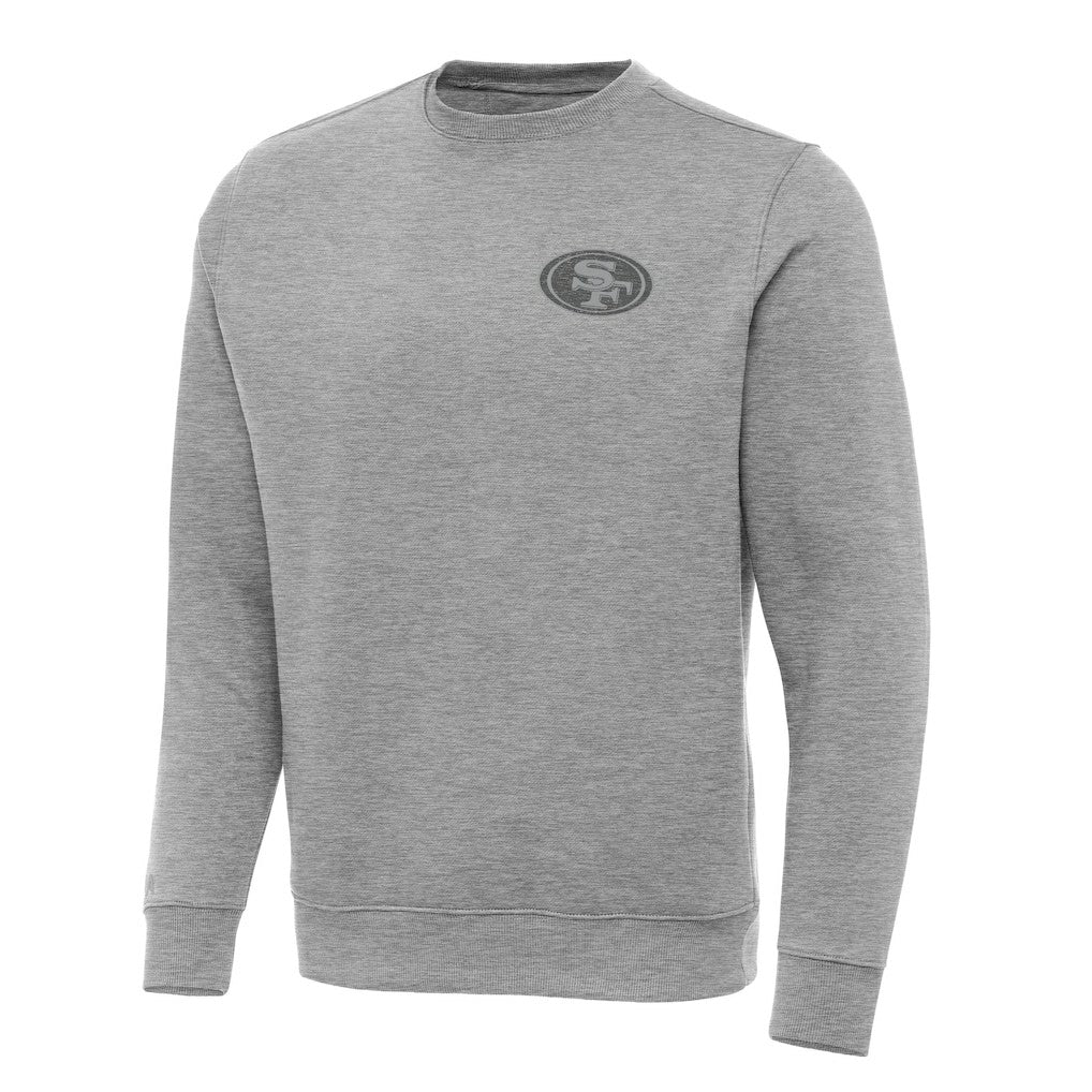 San Francisco 49ers Antigua Victory Sweatshirt - Heather Gray - NFL