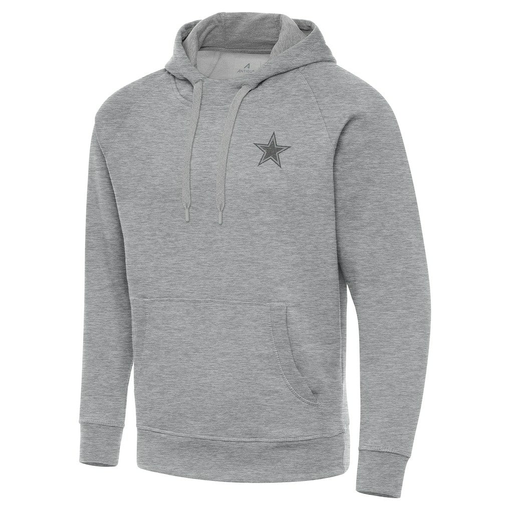 Dallas Cowboys Antigua Victory Hoodie - Heather Gray - NFL