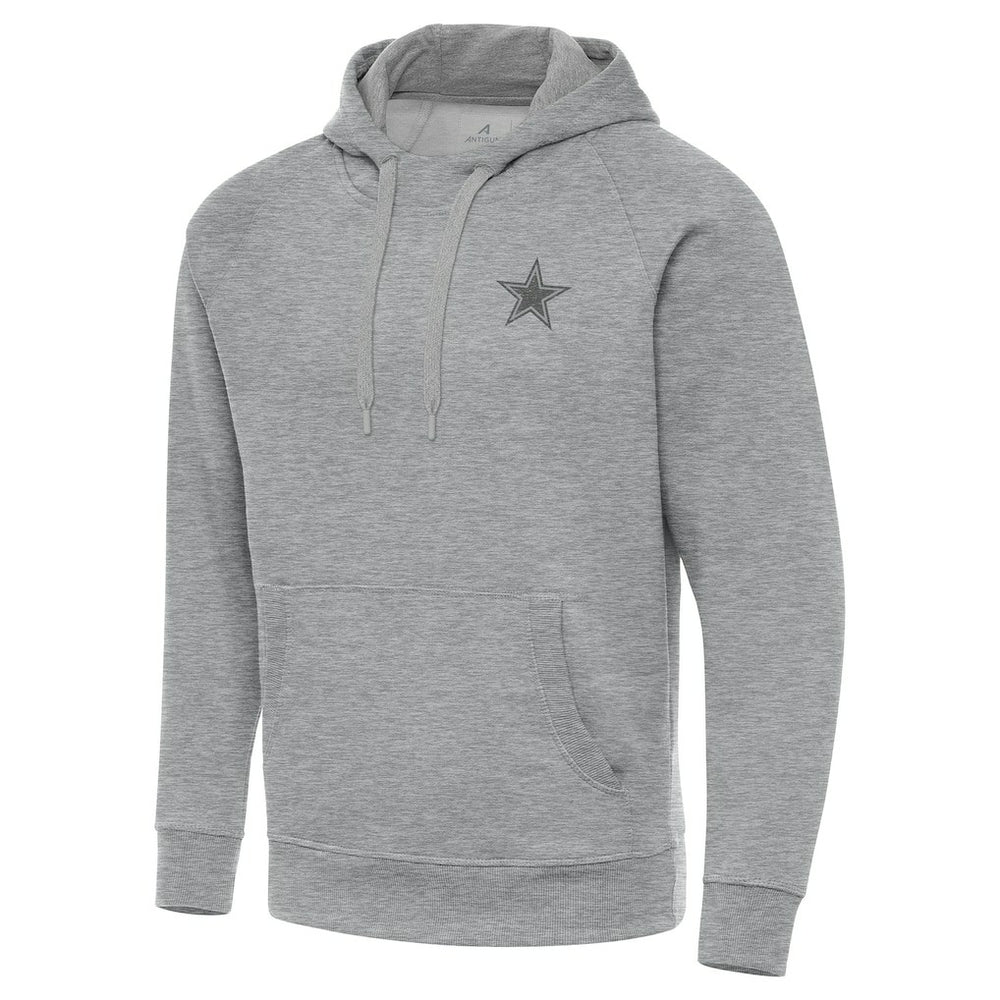 Dallas Cowboys Antigua Victory Hoodie - Heather Gray - NFL