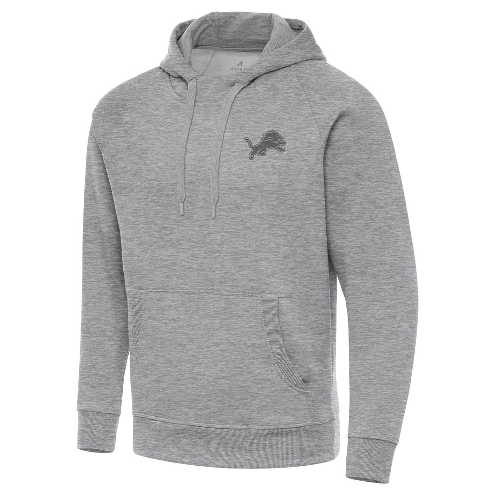 Detroit Lions Antigua Victory Hoodie - Heather Gray - NFL
