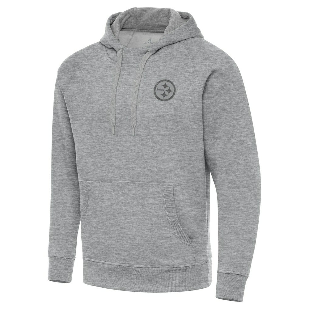 Pittsburgh Steelers Antigua Victory Hoodie - Heather Gray - NFL