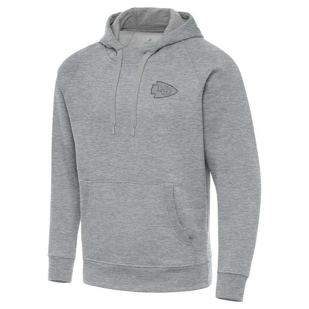 Kansas City Chiefs Antigua Victory Hoodie - Heather Gray - NFL