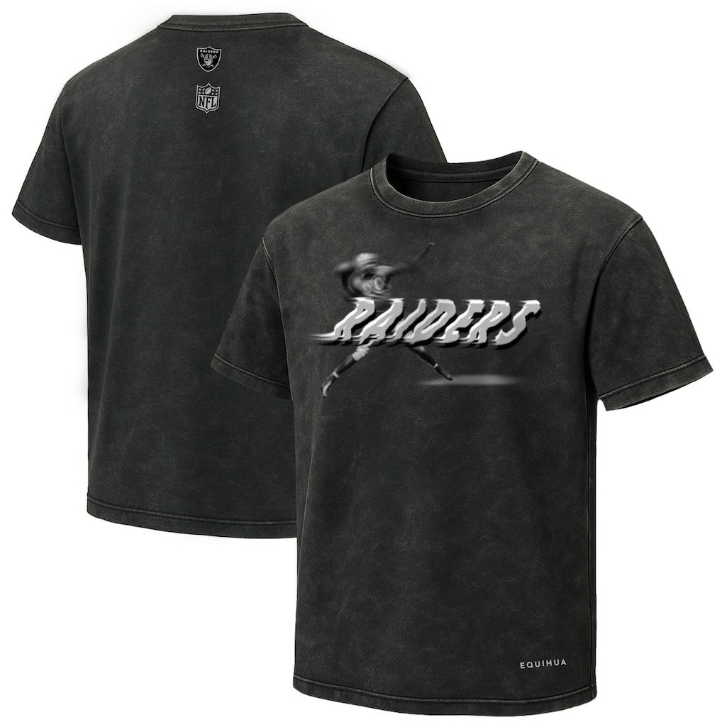 Las Vegas Raiders EQUIHUA Retro T-Shirt - Black - NFL