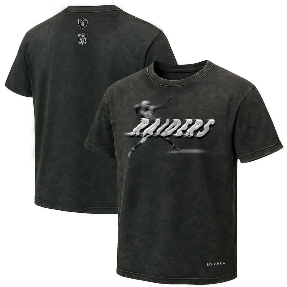 Las Vegas Raiders EQUIHUA Retro T-Shirt - Black - NFL