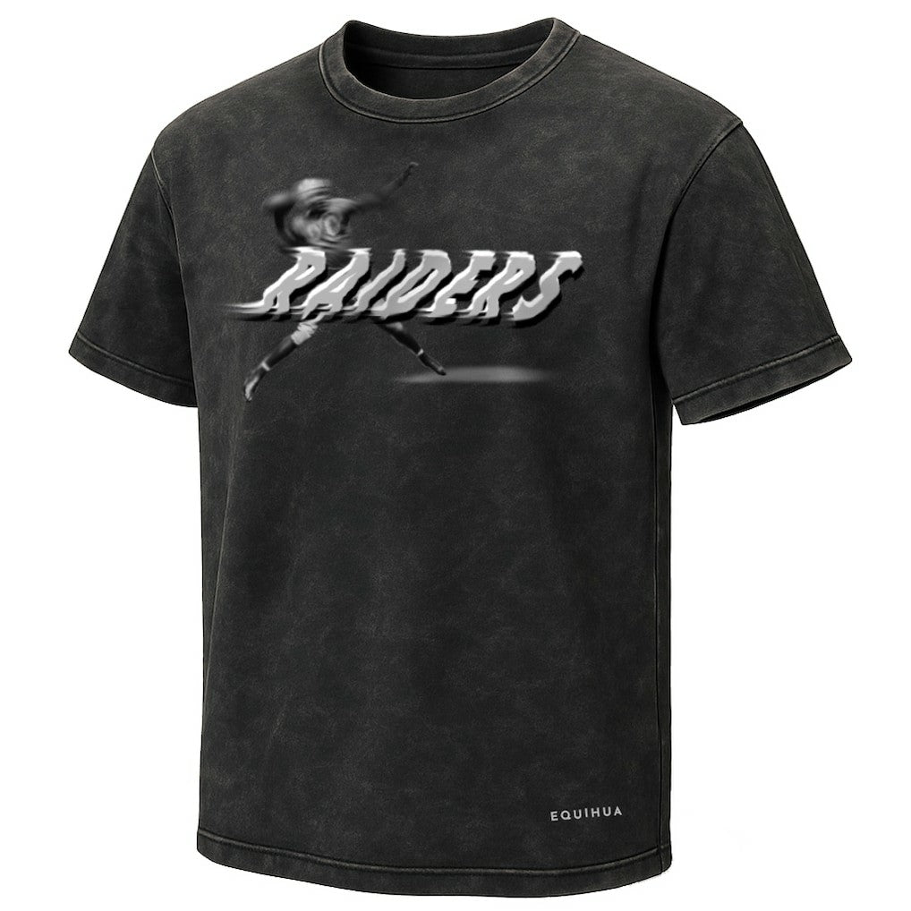 Las Vegas Raiders EQUIHUA Retro T-Shirt - Black - NFL