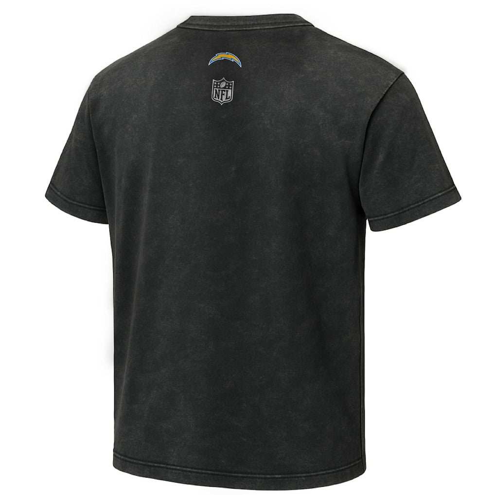 Los Angeles Chargers EQUIHUA Retro T-Shirt - Black - NFL