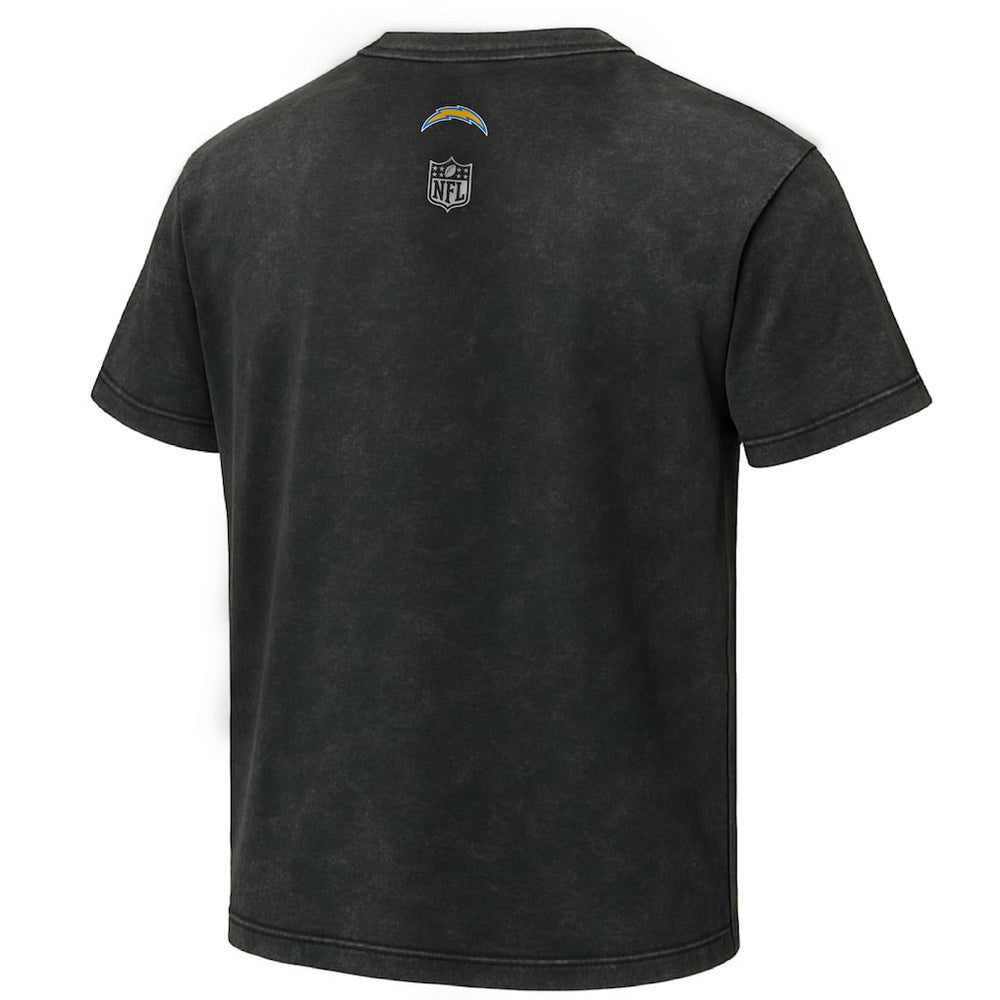Los Angeles Chargers EQUIHUA Retro T-Shirt - Black - NFL