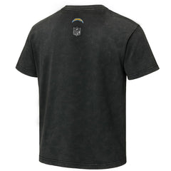 Los Angeles Chargers EQUIHUA Retro T-Shirt - Black - NFL