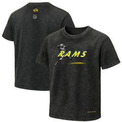 Los Angeles Rams EQUIHUA Retro T-Shirt - Black - NFL