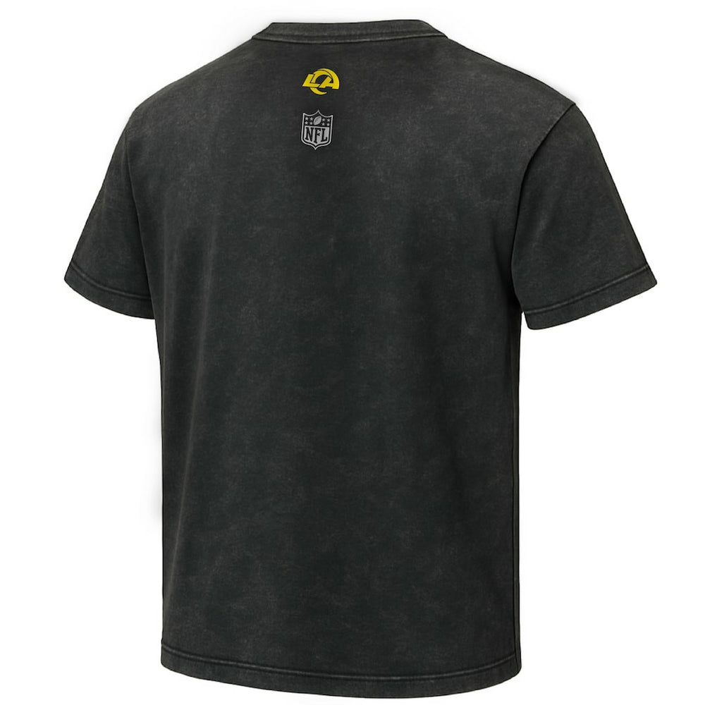 Los Angeles Rams EQUIHUA Retro T-Shirt - Black - NFL