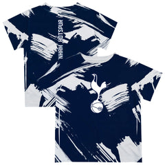 Tottenham Hotspur Vive La Fete Youth Paint Brush T-Shirt Navy
