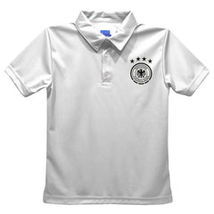 Germany National Team Vive La Fete Youth Solid Polo White