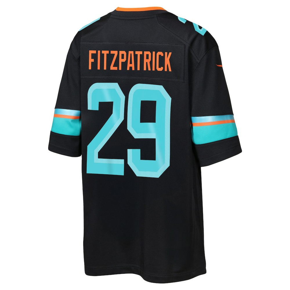 Minkah Fitzpatrick Miami Dolphins Youth 2025 Rivalries Collection Game Jersey - Pitch Blue - Nike