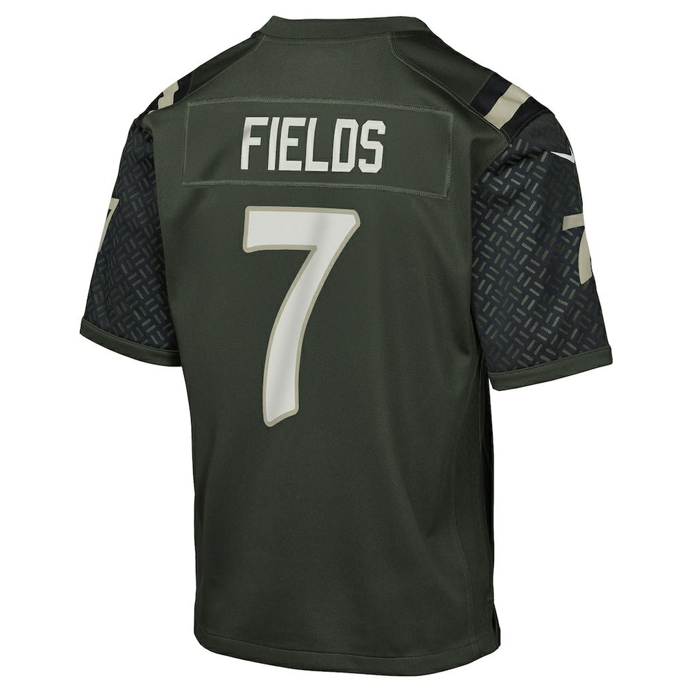 Justin Fields New York Jets Youth 2025 Rivalries Collection Game Jersey - Gotham Green - Nike
