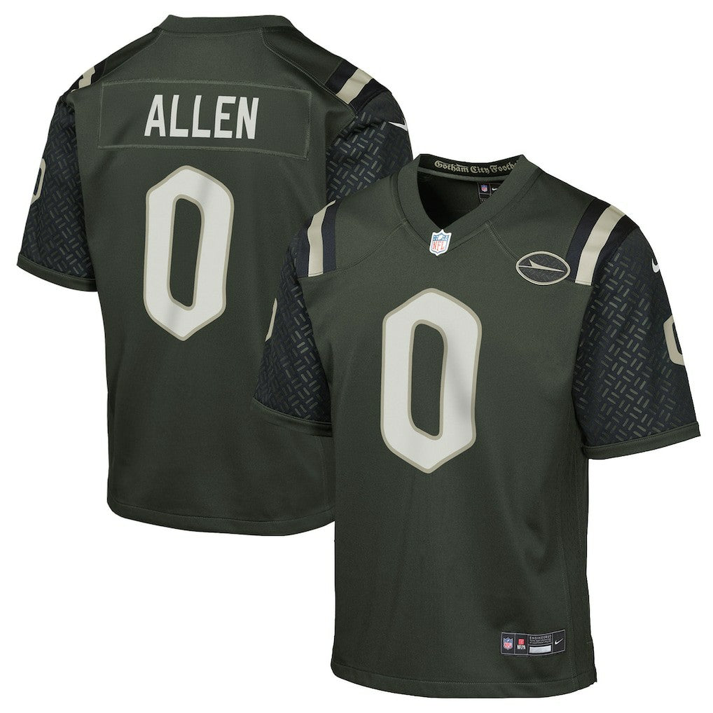 Braelon Allen New York Jets Youth 2025 Rivalries Collection Game Jersey - Gotham Green - Nike