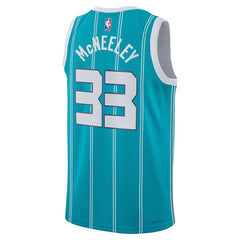Liam McNeeley Charlotte Hornets Jordan Brand Unisex Swingman Jersey Teal Icon Edition