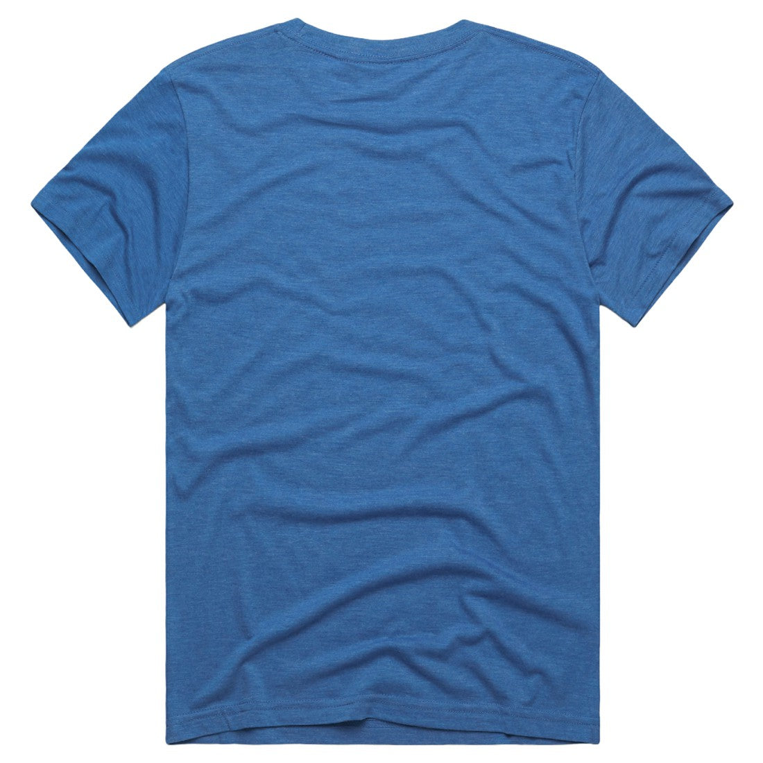 Barry Sanders Detroit Lions Homage Unisex Retired Player Classic Caricature Tri-Blend T-Shirt - Blue - NFL