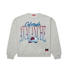 Colorado Avalanche Mitchell & Ness Women's Hockey Night Sweatshirt - Heather Gray | NHL near me