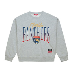 Florida Panthers Mitchell & Ness Women's Hockey Night Sweatshirt - Heather Gray | NHL online