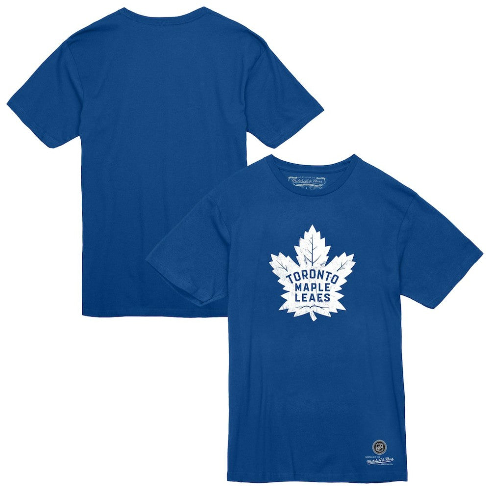 Toronto Maple Leafs Mitchell & Ness Heritage T-Shirt - Blue | NHL Lifestyle