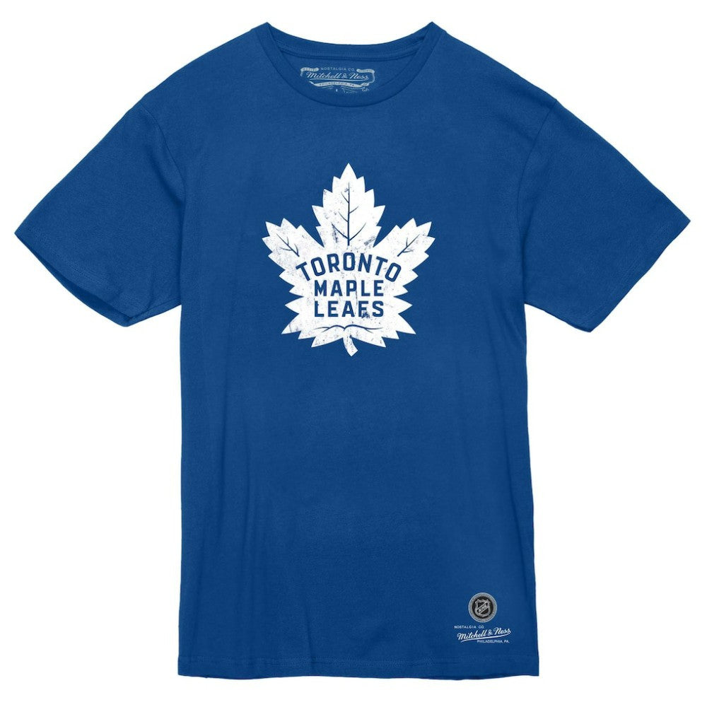 Toronto Maple Leafs Mitchell & Ness Heritage T-Shirt - Blue | NHL Lifestyle