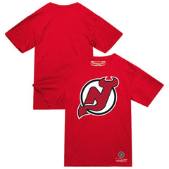 New Jersey Devils Mitchell & Ness Heritage T-Shirt - Red | NHL on sale