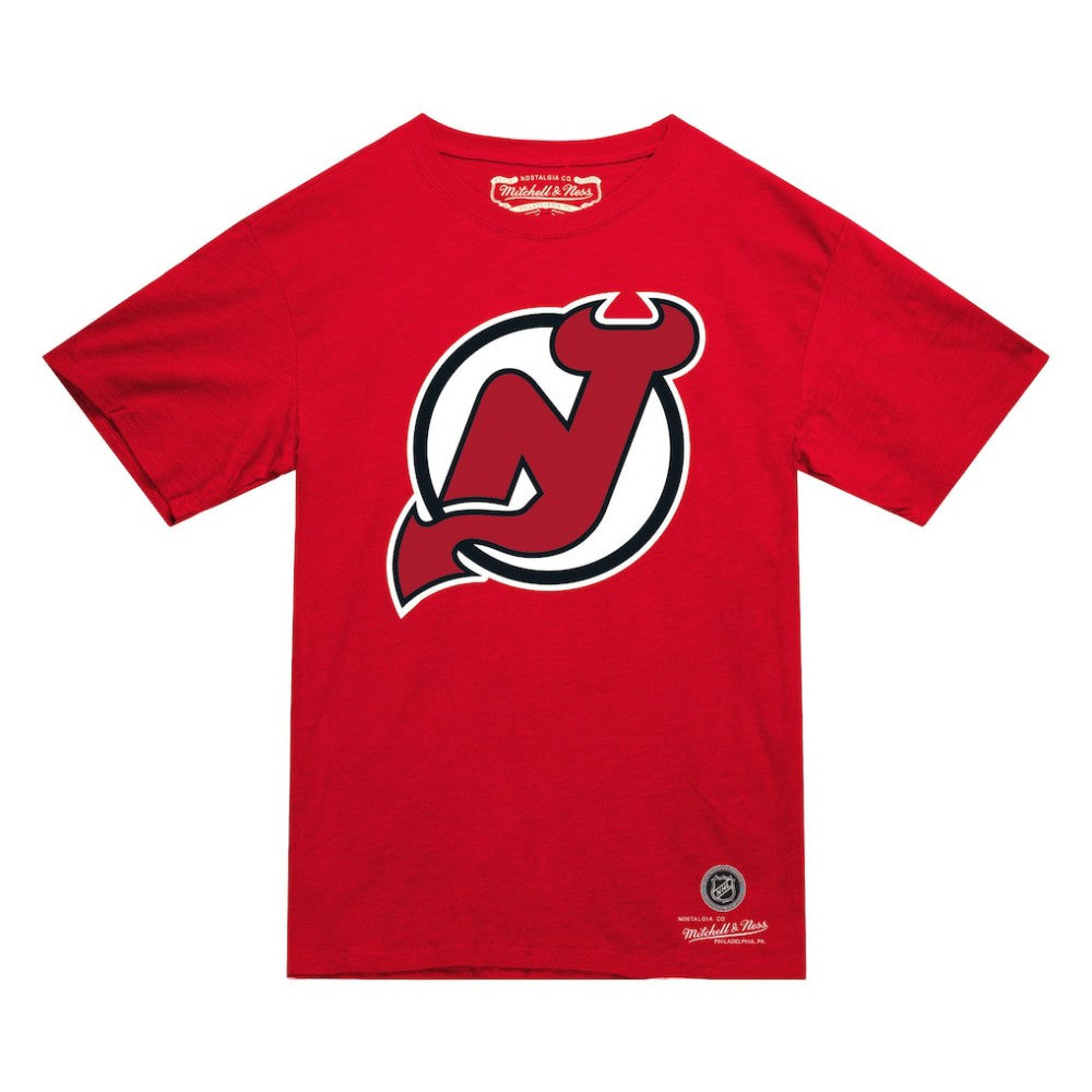 New Jersey Devils Mitchell & Ness Heritage T-Shirt - Red | NHL on sale