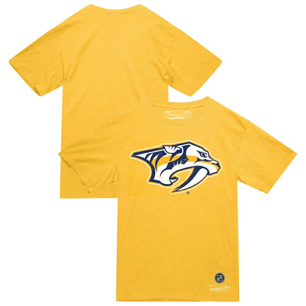 Nashville Predators Mitchell & Ness Heritage T-Shirt - Gold | NHL near me