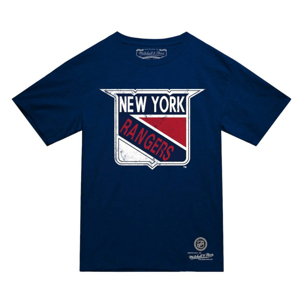 New York Rangers Mitchell & Ness Heritage T-Shirt - Navy | NHL Lifestyle