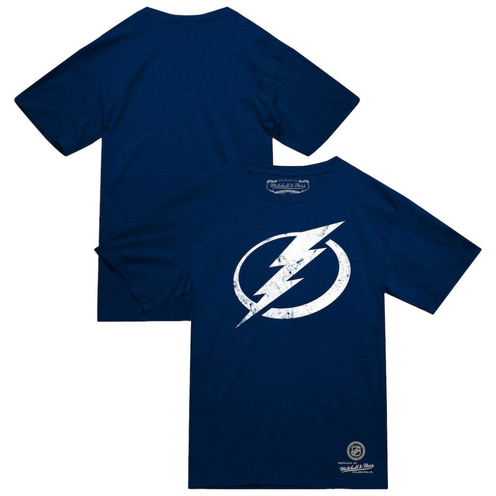 Tampa Bay Lightning Mitchell & Ness Heritage T-Shirt - Navy | NHL Lifestyle