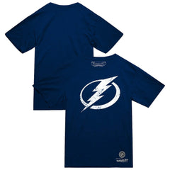 Tampa Bay Lightning Mitchell & Ness Heritage T-Shirt - Navy | NHL Lifestyle