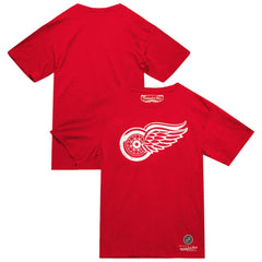 Detroit Red Wings Mitchell & Ness Heritage T-Shirt - Red | NHL Clearance
