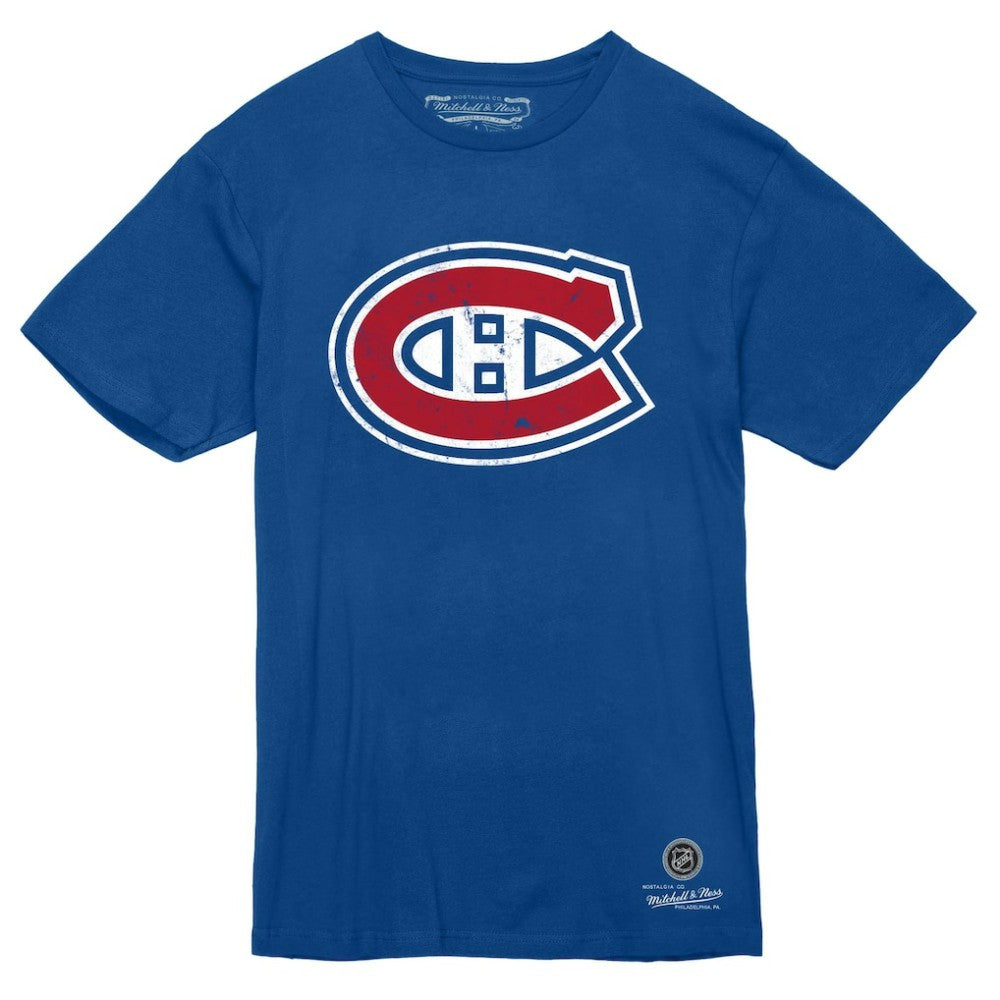 Montreal Canadiens Mitchell & Ness Heritage T-Shirt - Blue | NHL Clearance