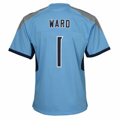Cameron Ward Tennessee Titans Youth Team Game Jersey - Light Blue - Nike
