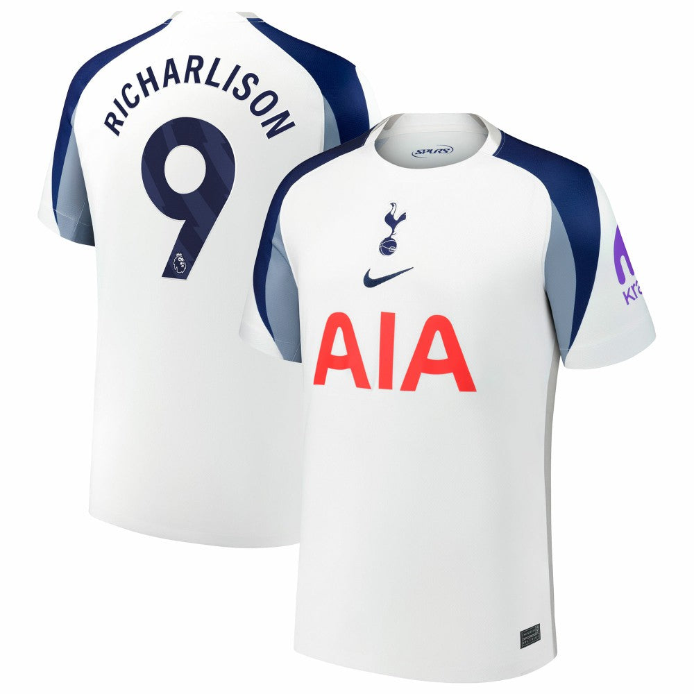 Nike - Richarlison Tottenham Hotspur 2025/26 Home Replica Player Jersey - White