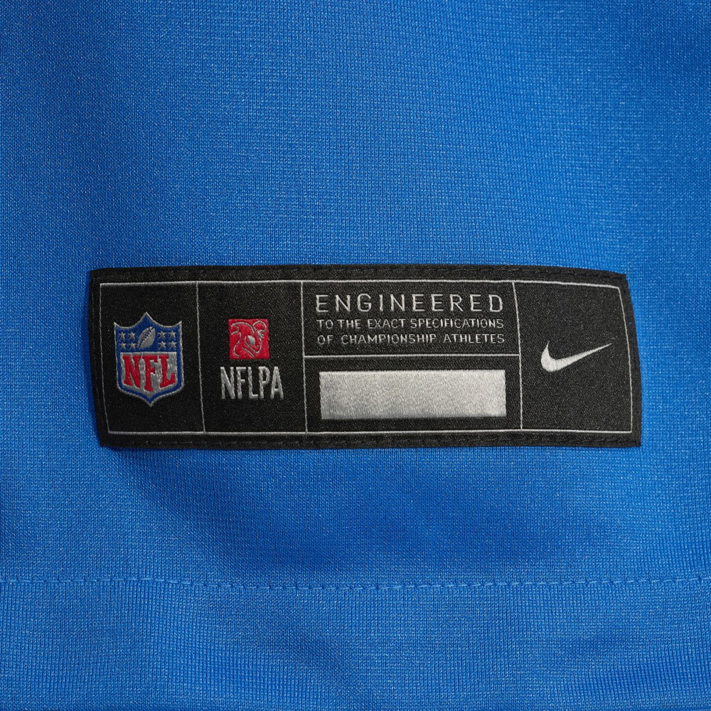 Gunnar Oakes Detroit Lions Team Game Jersey - Blue - Nike